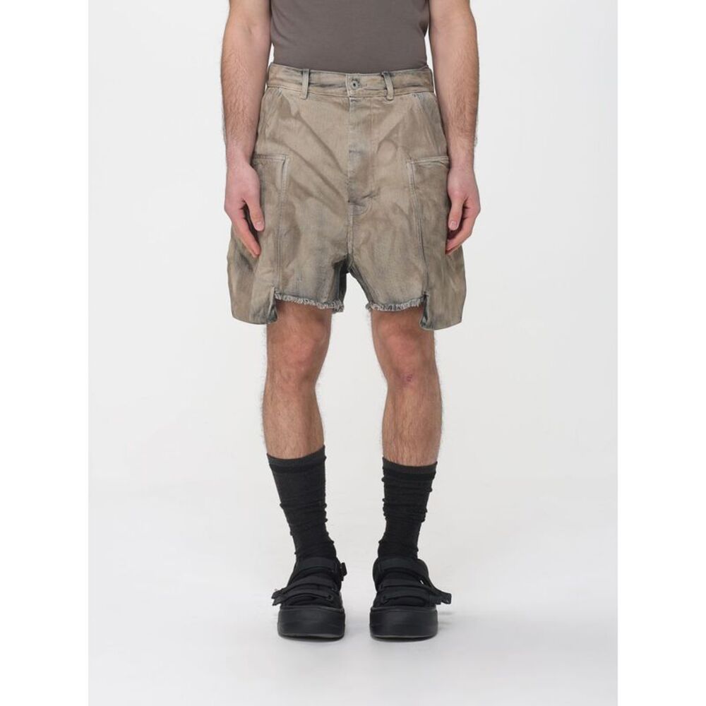 Rick Owens Drkshdw Men Denim Cargo Shorts Rick Owens Drkshdw